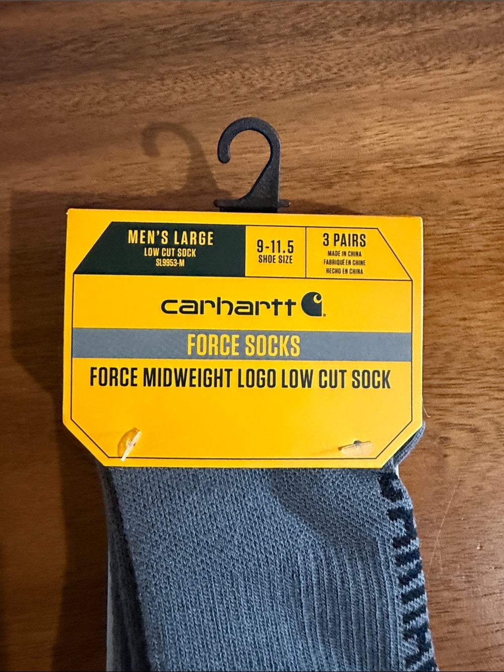 Carhartt Gray Force Midweight Low Cut Socks - 3 Pack